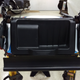 Rear chute door and skirt installed